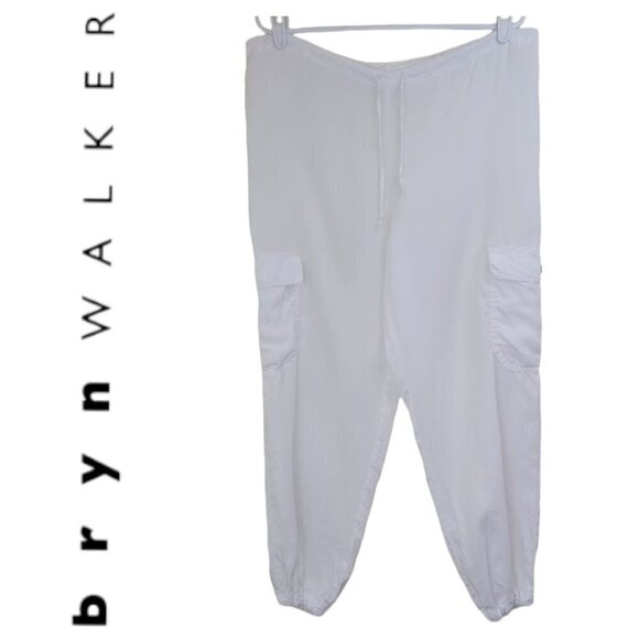 bryn Walker Drawstring Jogger Pants Tencel  Comfy Casual Pants Women's Size XS - Picture 1 of 11